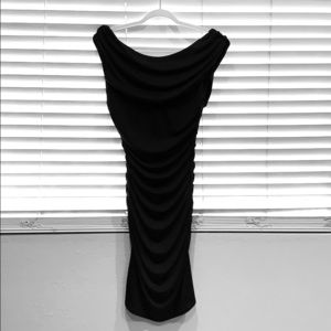 BCBG Black off the shoulder Dress, size 8